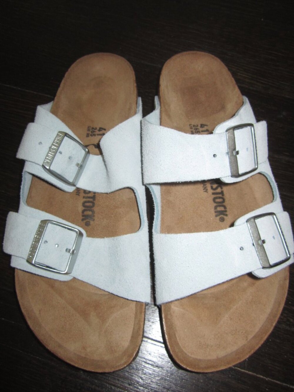 BIRKENSTOCK ARIZONA Suede Sandal Shoes Size 41 - Picture 3 of 12